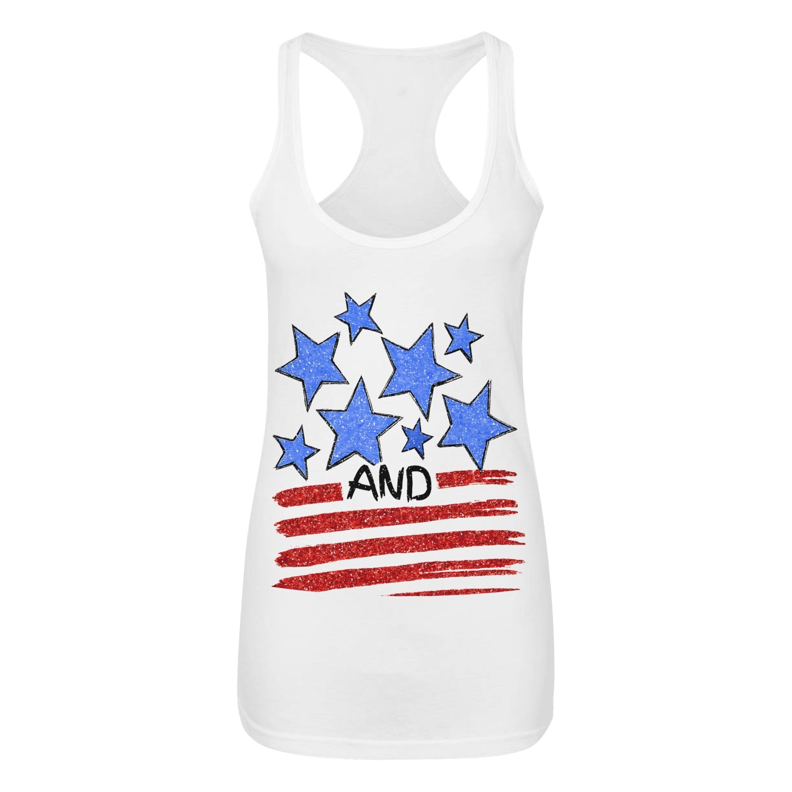 Stars and Stripes Women's Tank Top  Made in USA