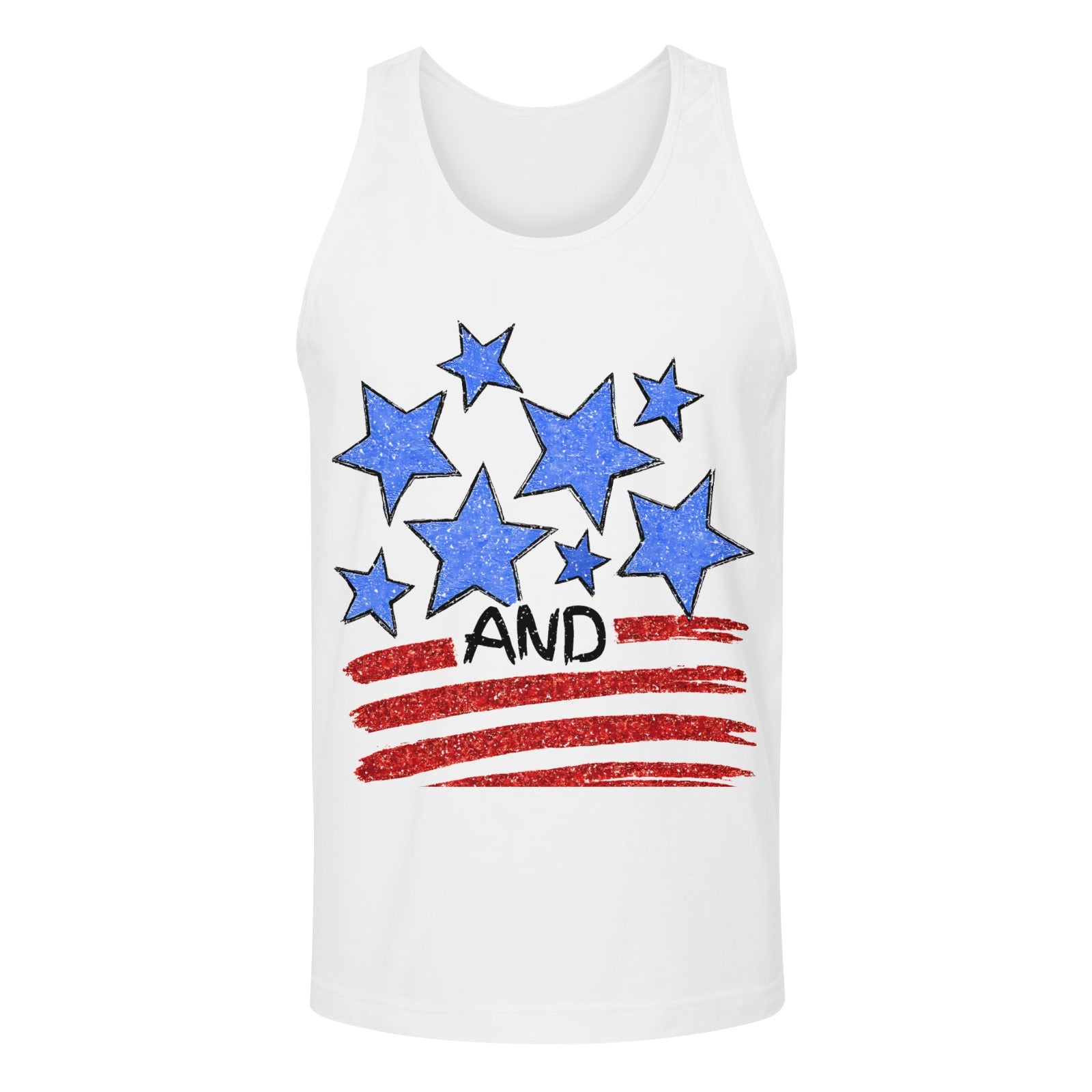 Stars and Stripes Men's Tank Top Made in USA
