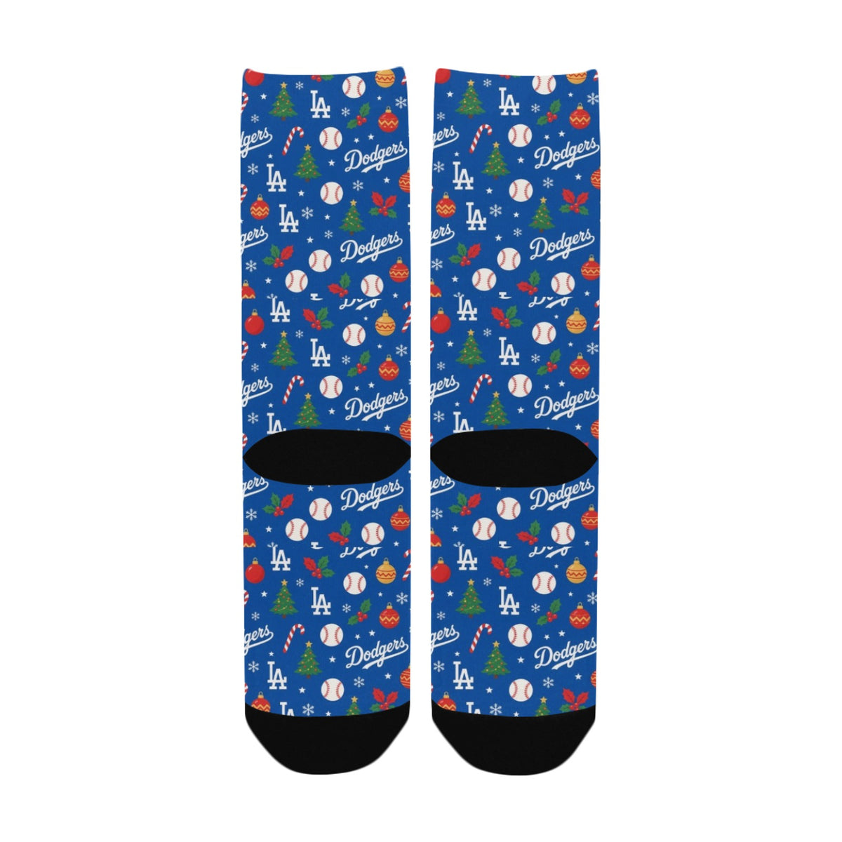 Dodgers Christmas Custom Socks for Women