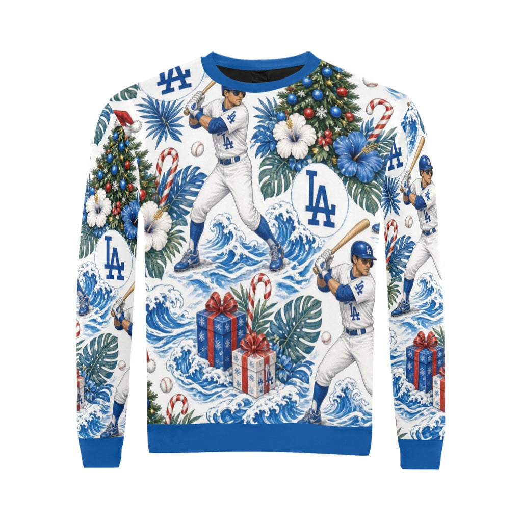 Los Angeles Dodgers Men's crew neck sweatshirt（Made in USA）