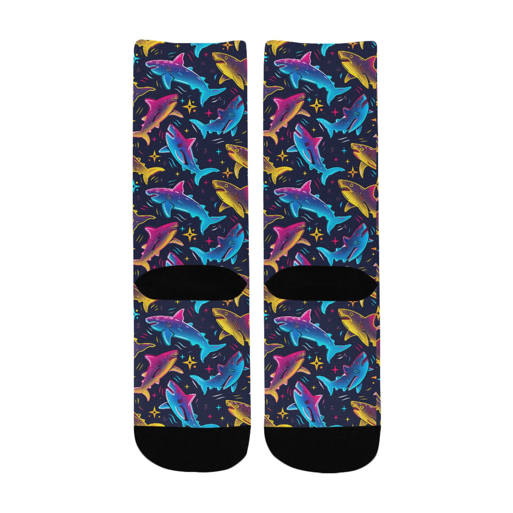 Kid's Custom Shark Socks (Made in USA) Free Shipping
