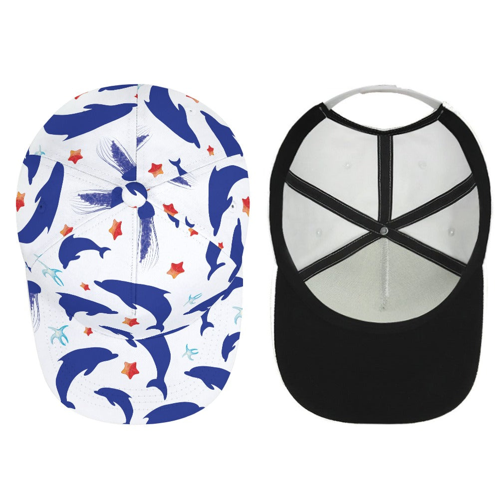 Dolphin Nautical Ocean Baseball Cap Free Shipping