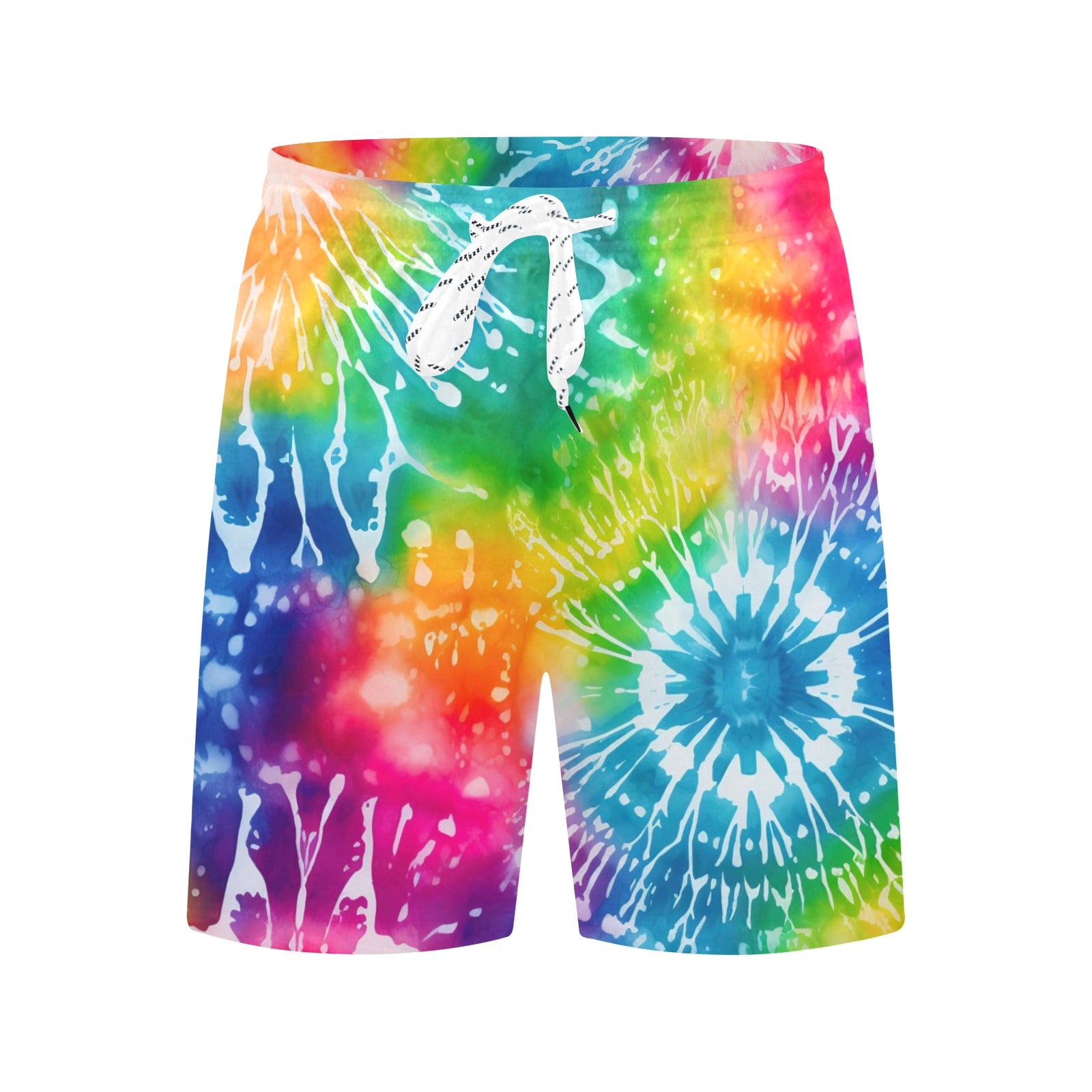 Tie Dye Men's Mid-Length Beach Shorts
