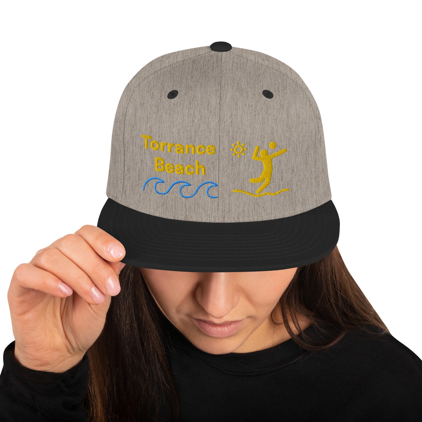 Torrance  Beach - California - South Bay - Snapback Hat - Volleyball Style