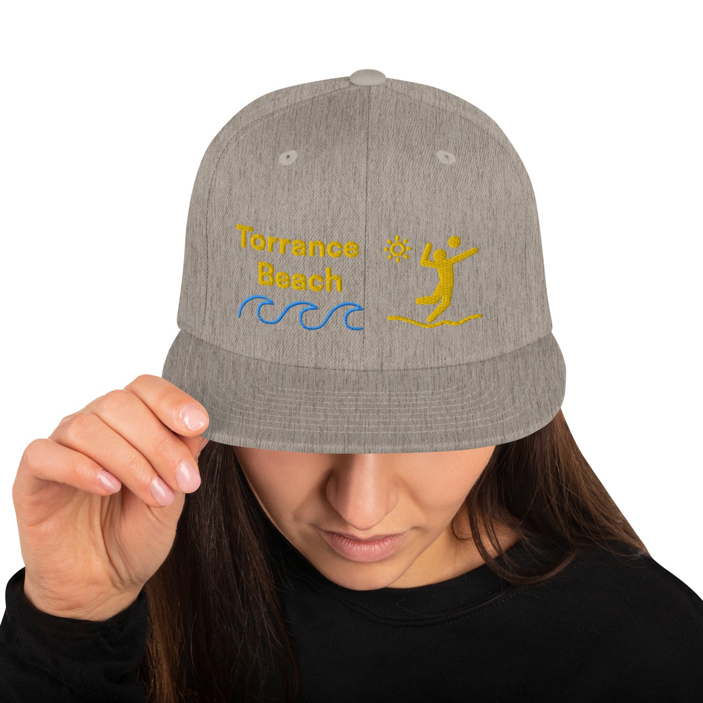 Torrance  Beach - California - South Bay - Snapback Hat - Volleyball Style