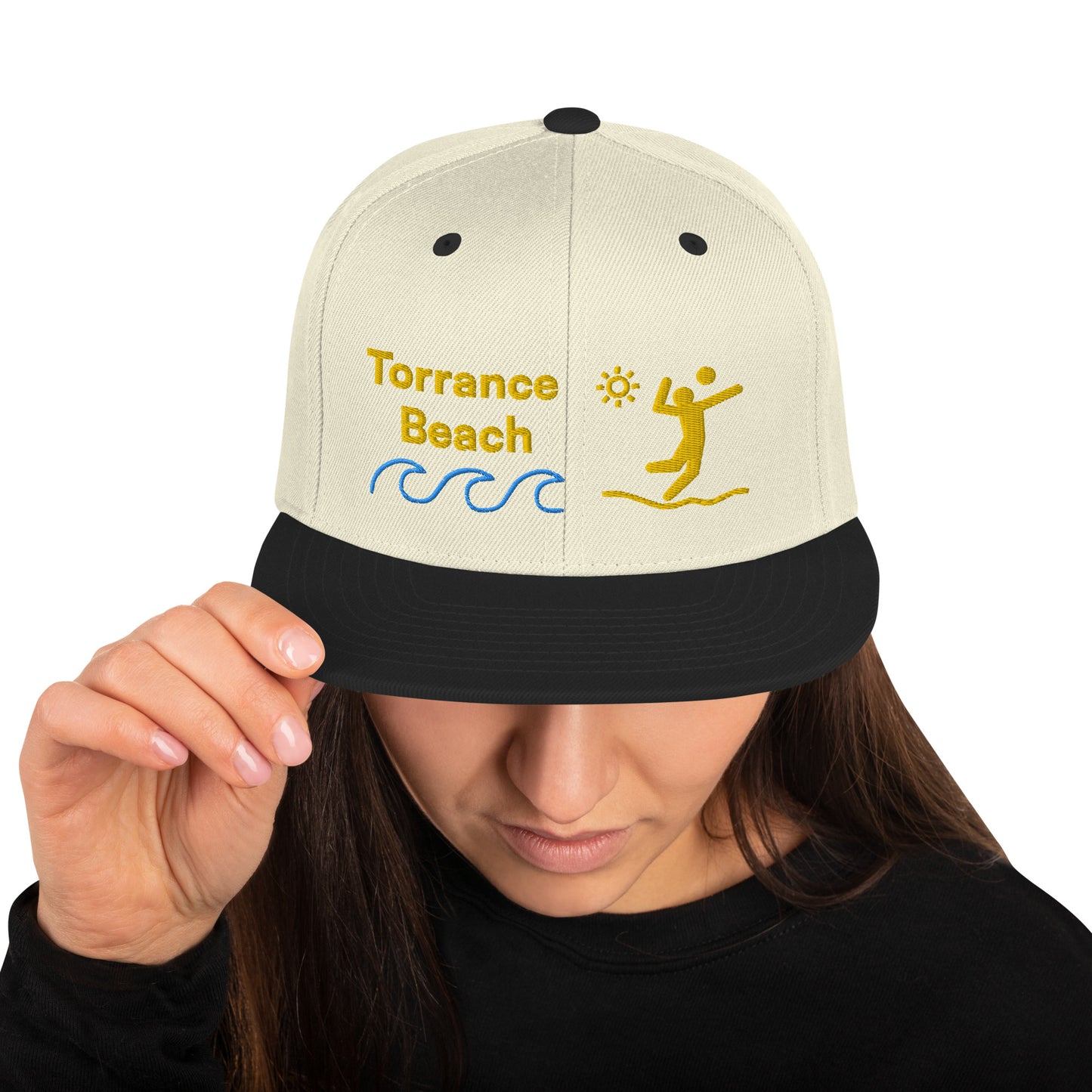 Torrance  Beach - California - South Bay - Snapback Hat - Volleyball Style