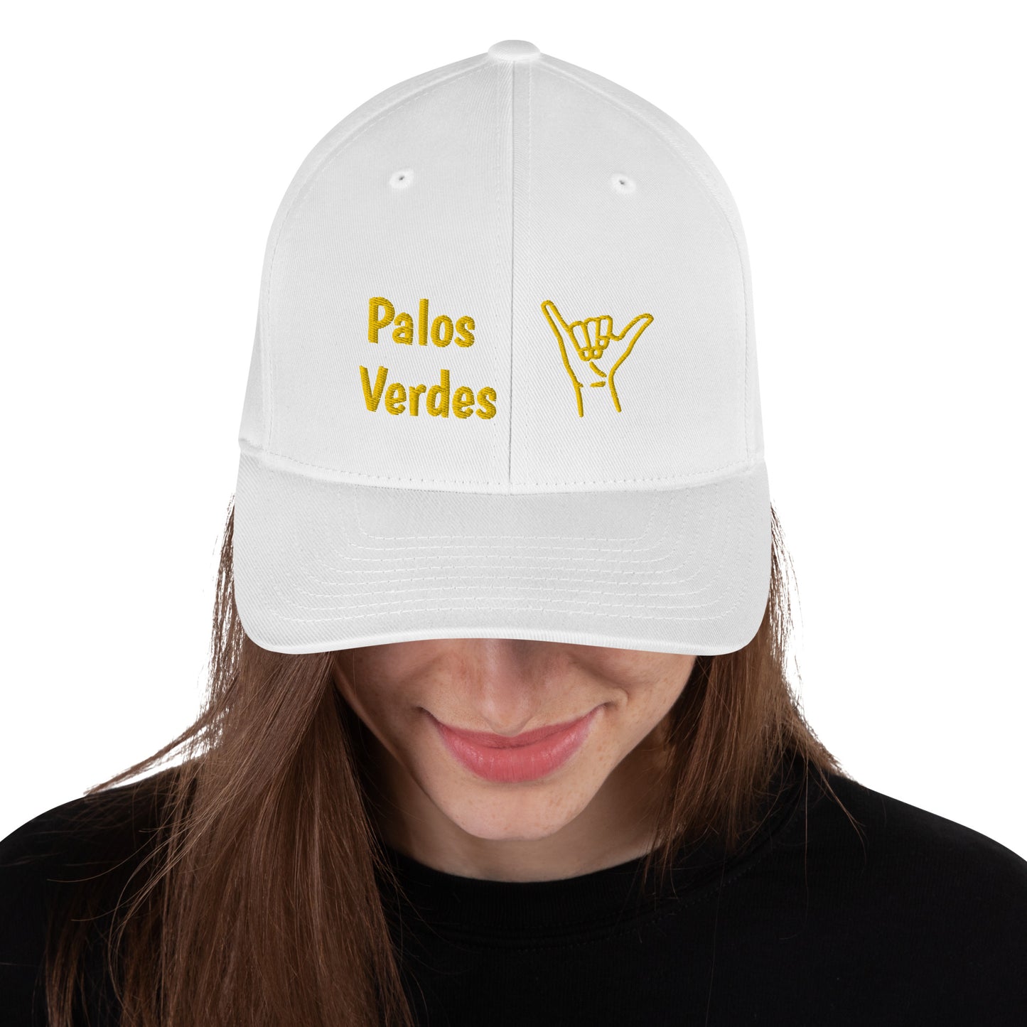 Palos Verdes Estates - California - 90274 - Structured Twill Cap (Printed Front and Back P.V.E.)