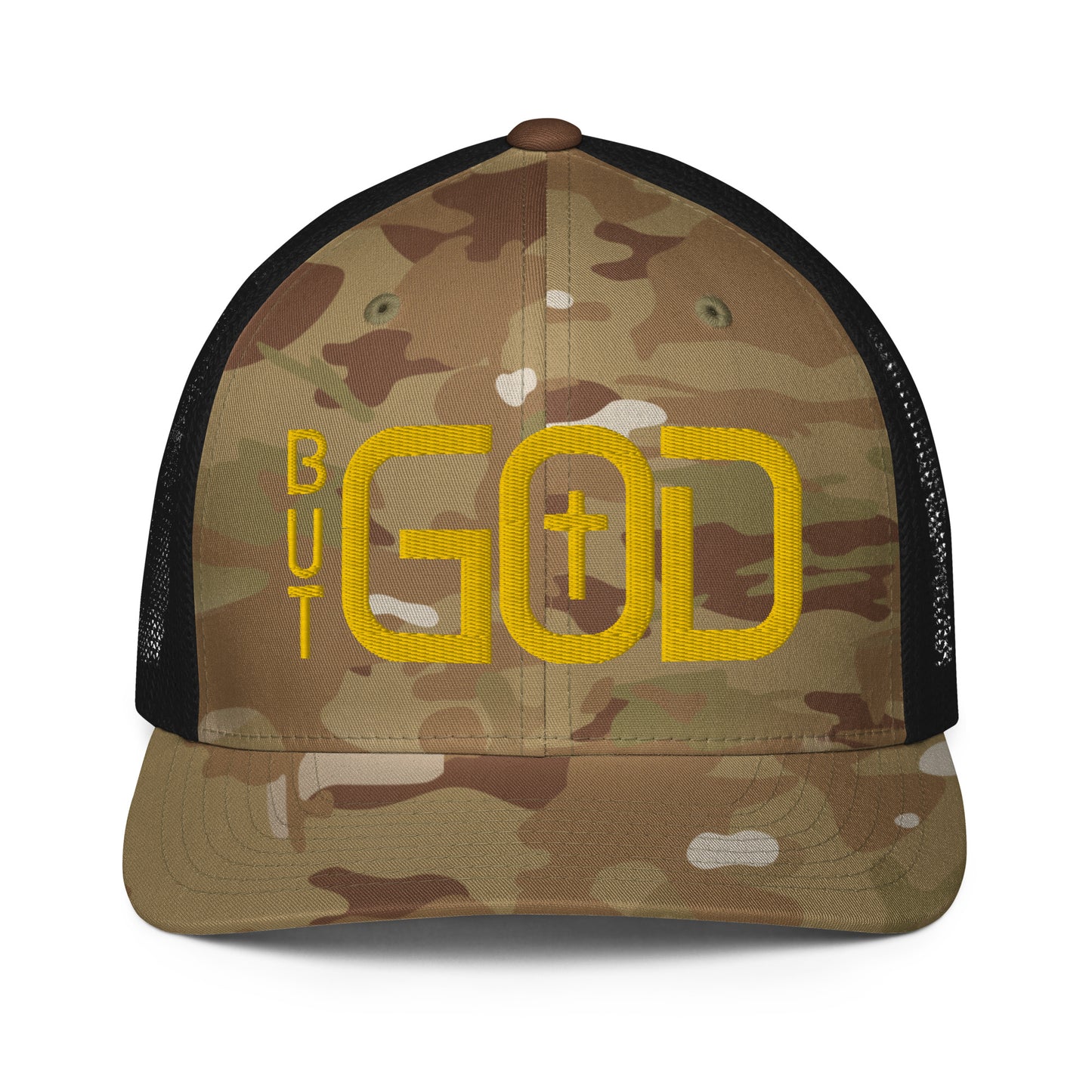 But GOD - Many Colors Mesh back trucker cap