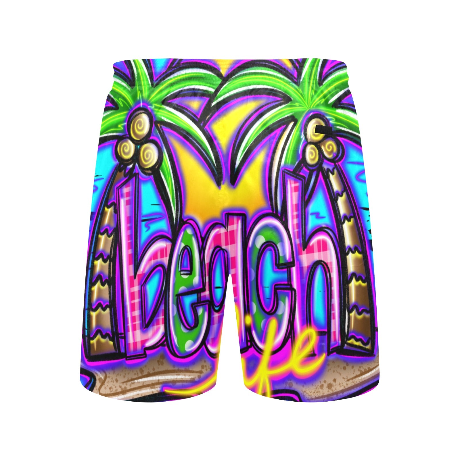 Beach Life Men's Mid-Length Beach Shorts