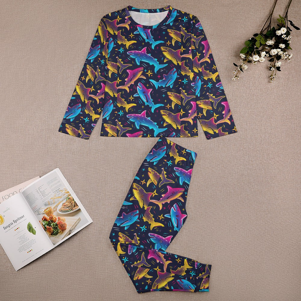 Sharks Boy's Pajama suit Free Shipping