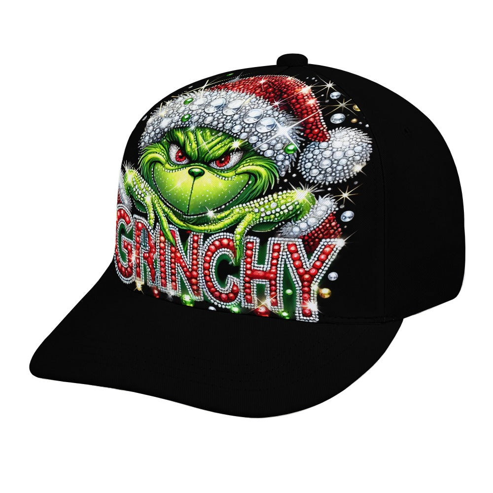 Grinchy Christmas Baseball Cap #Christmas