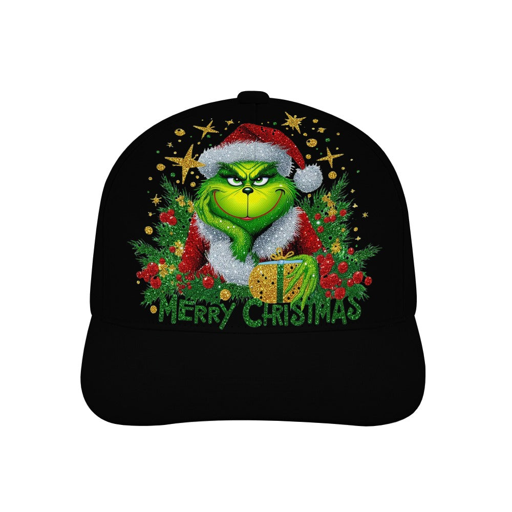 Merry Christmas Grinch Style Baseball Cap #Christmas
