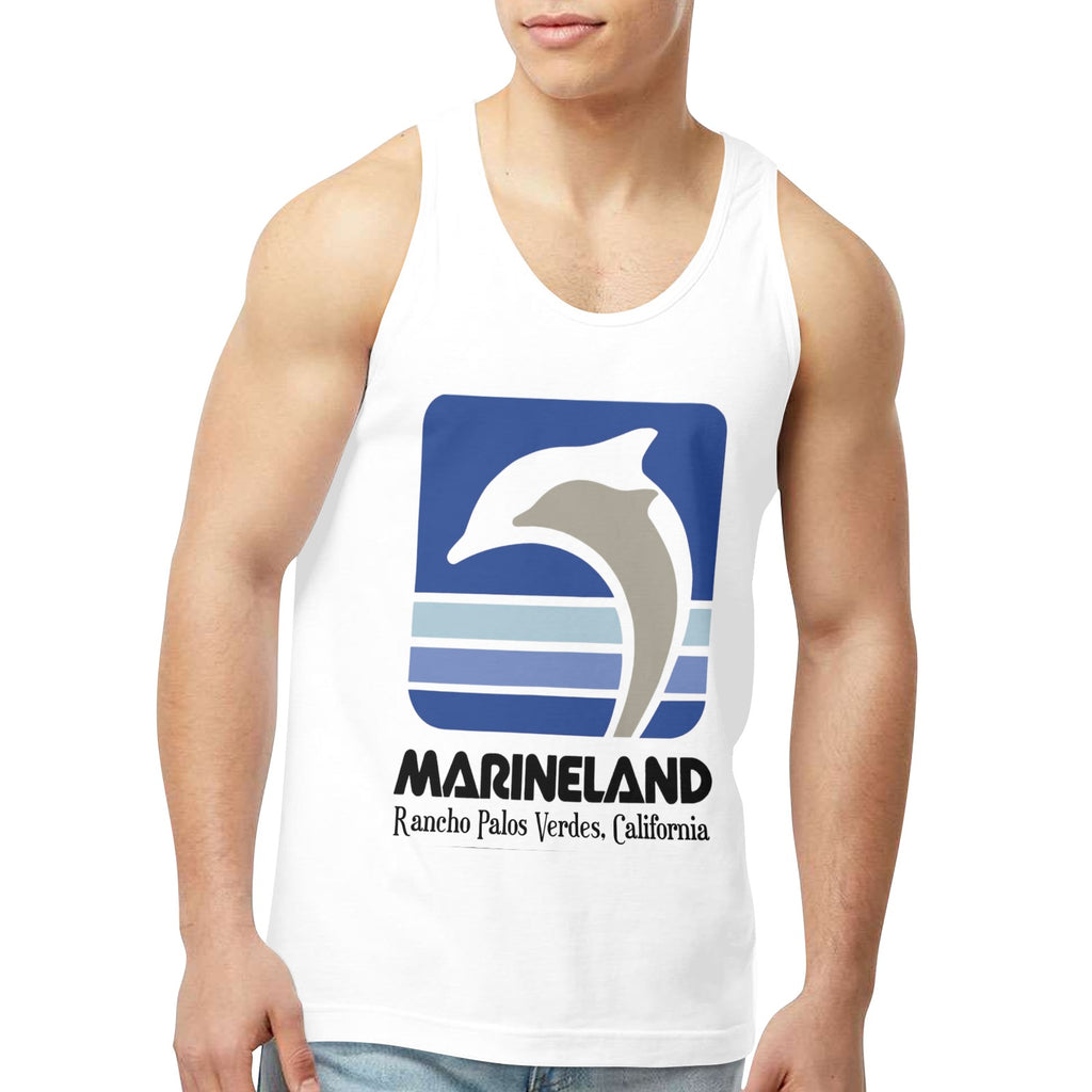 Marine Land Rancho Palos Verdes California Men's Tank Top Made in USA