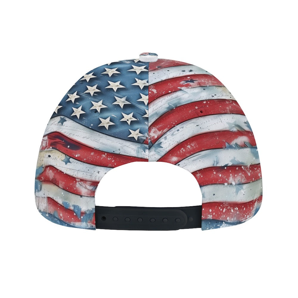 American Flag 1776 - 2026 Old School Baseball Cap  Free Shipping USA