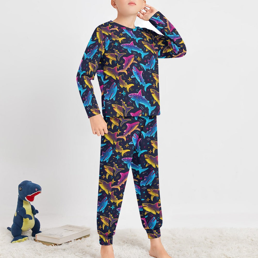 Sharks Boy's Pajama suit Free Shipping