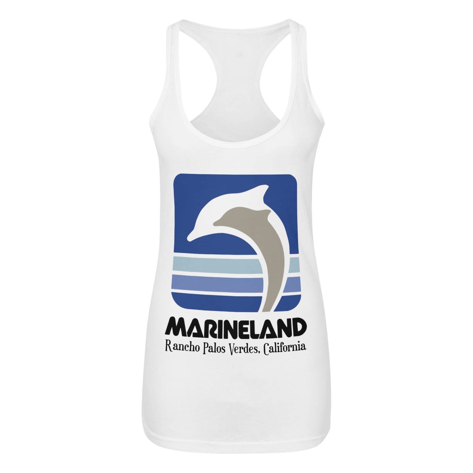 Marine Land Rancho Palos Verdes California Women's Tank Top  Made in USA