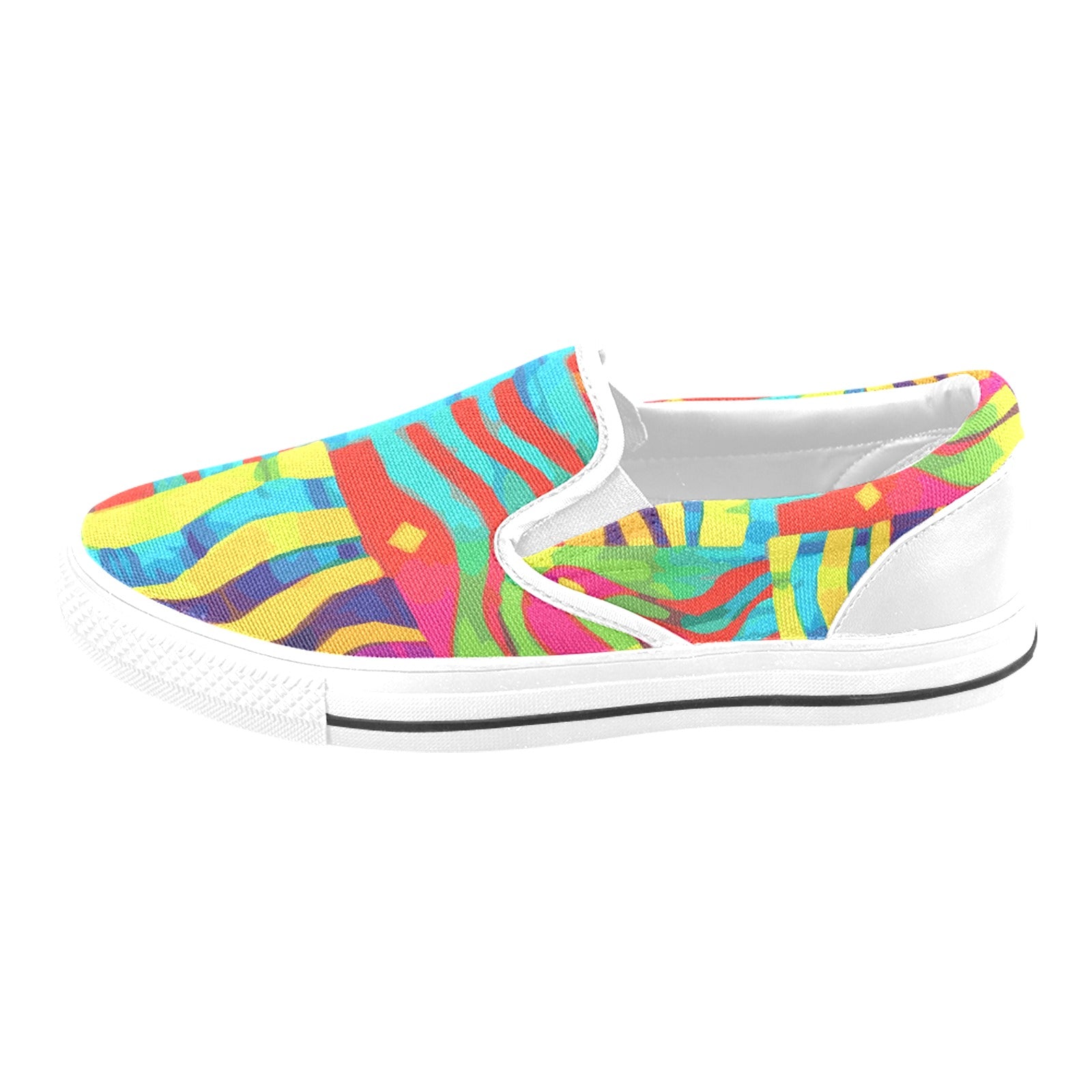 Kids Art Slip-on Canvas Kid's Shoes (Big Kid)