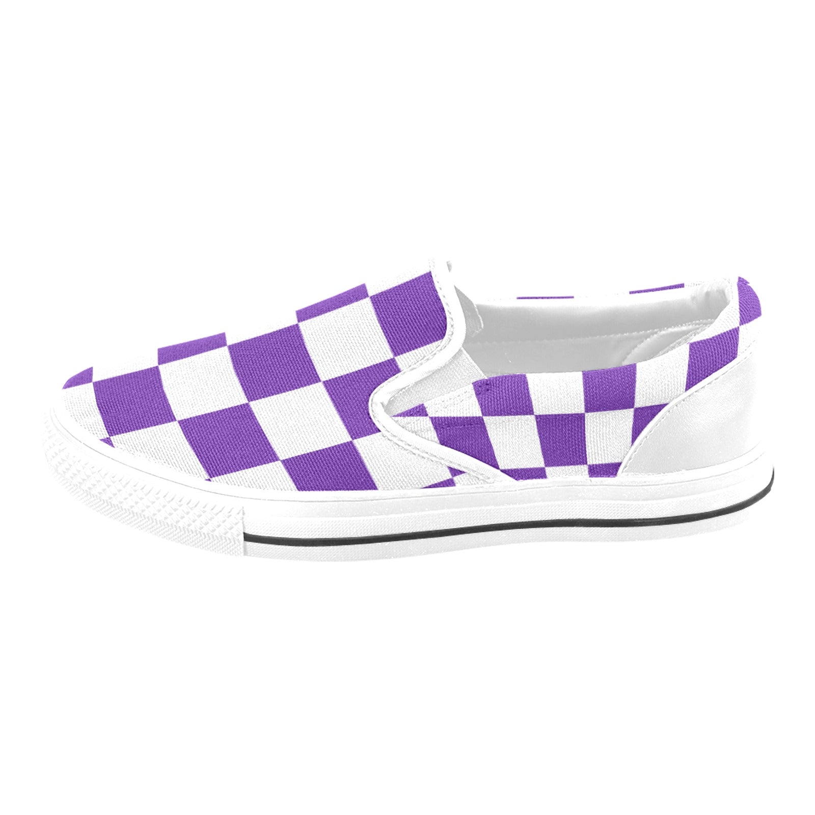Checkerboard Slip-on Canvas Kid's Shoes (Big Kid)