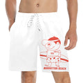 Greasy Lee's  Strand and Marine Men's Mid-Length Beach Shorts