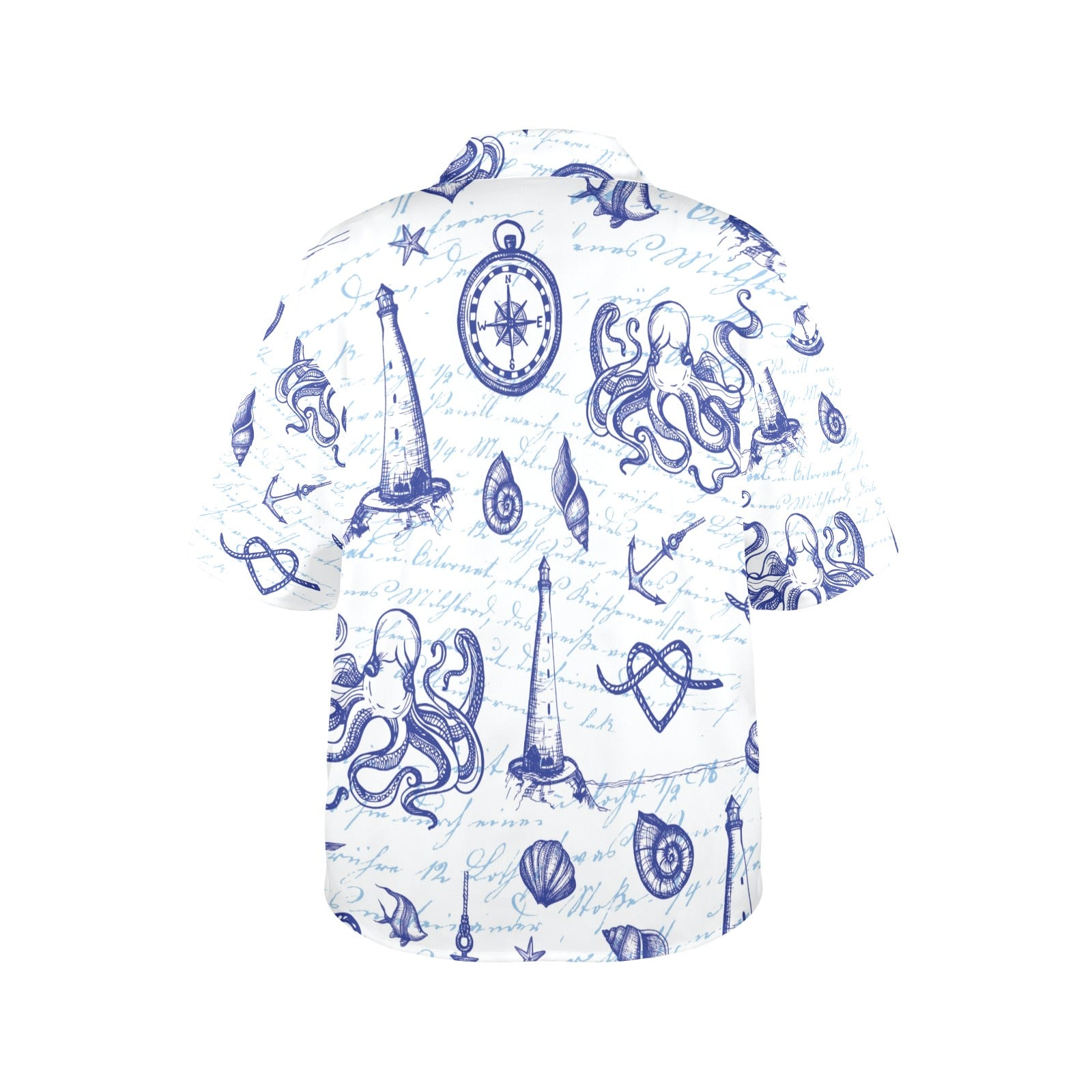 Nautical Women's All Over Print Shirt （Made in USA，Ships to USA Only）Free