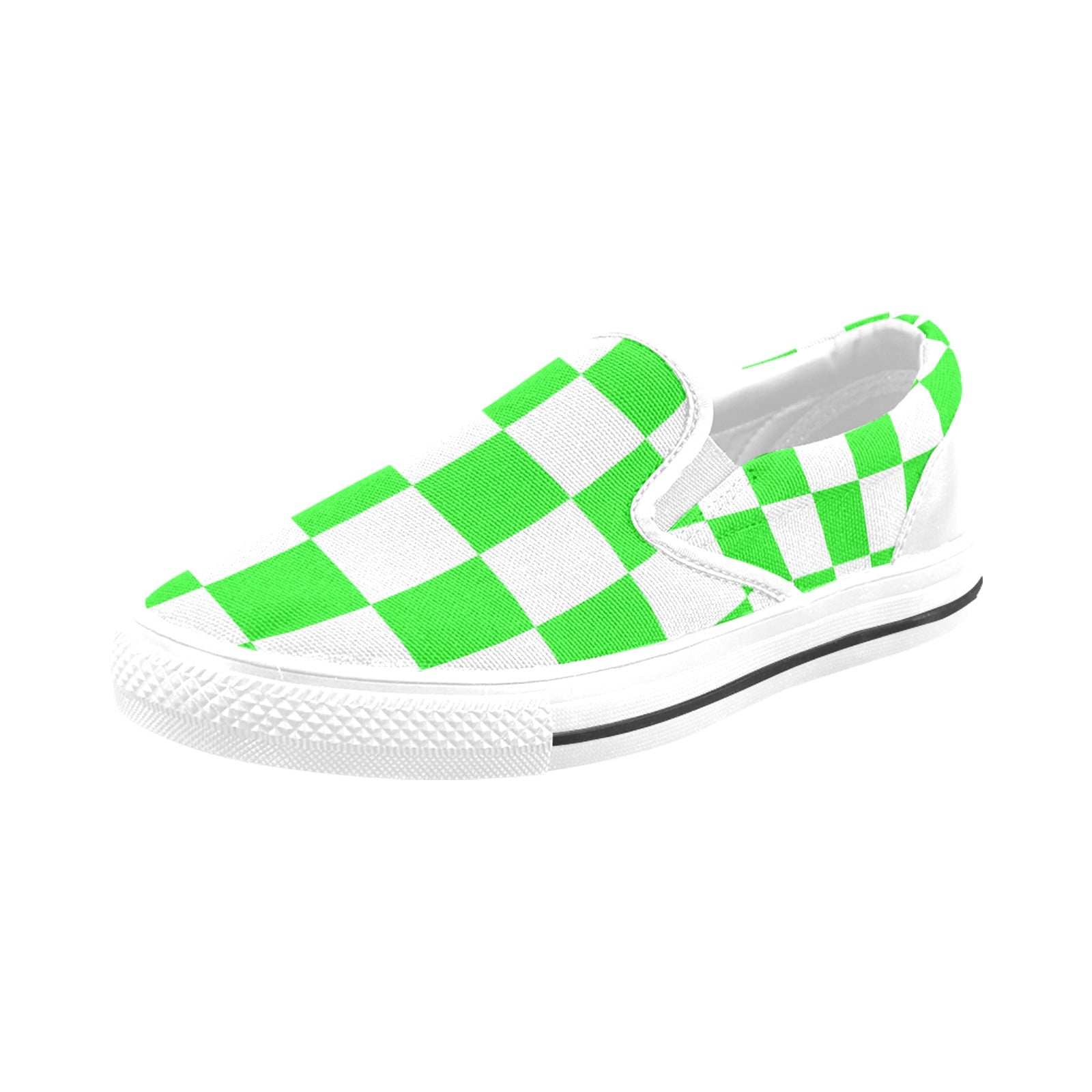 Checkerboard Slip-on Canvas Kid's Shoes (Big Kid)