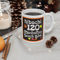 Hibachi 120 Manhattan Beach Blvd Old School Coffee Mug "Gone But Not Forgotten"  IYKYK