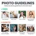Photo guidelines for personalized keychains: Dos and Don'ts for best results.