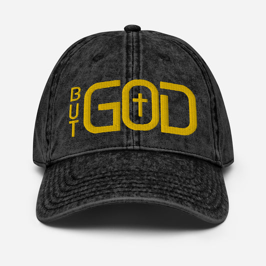 But GOD - Many Colors Vintage Cotton Twill Cap